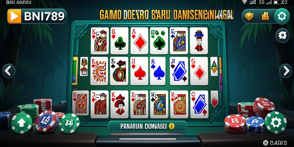 Screenshot gameplay BNI789 yang menampilkan keseruan bermain Domino.