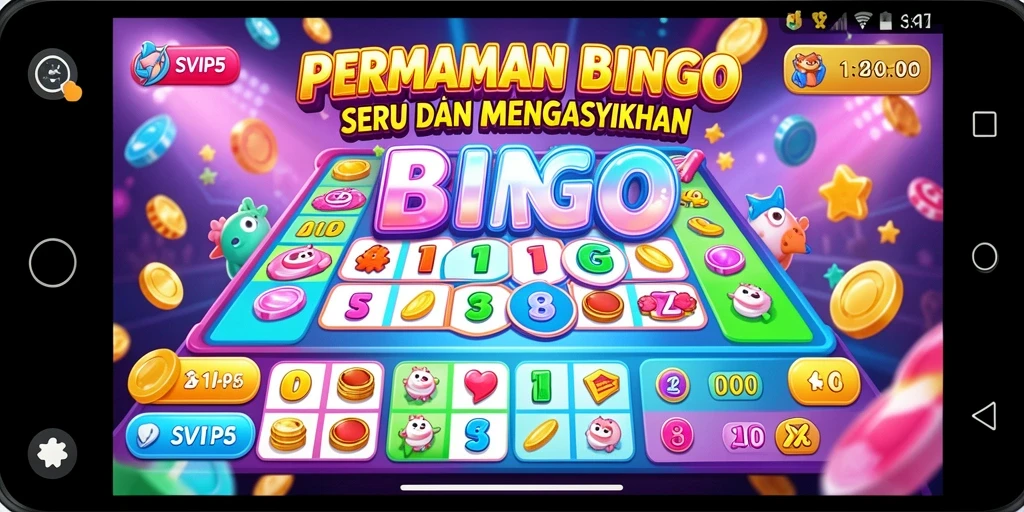 Tampilan menarik dari gameplay Bingo di SVIP5.