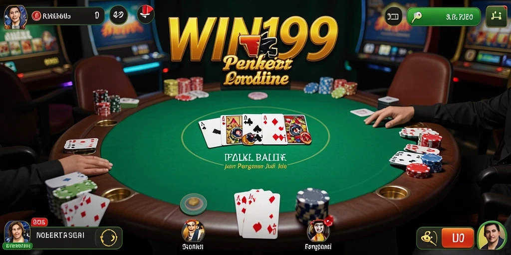 Tampilan gameplay Poker yang menarik dan mengasyikkan.