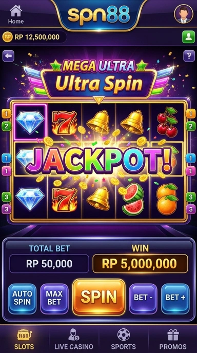 Tampilan utama aplikasi spn88 dengan berbagai pilihan unduhan.